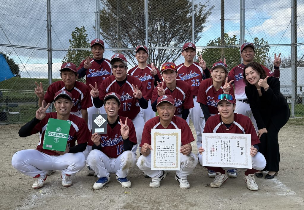 準優勝　せんだん球友（大分市） 写真